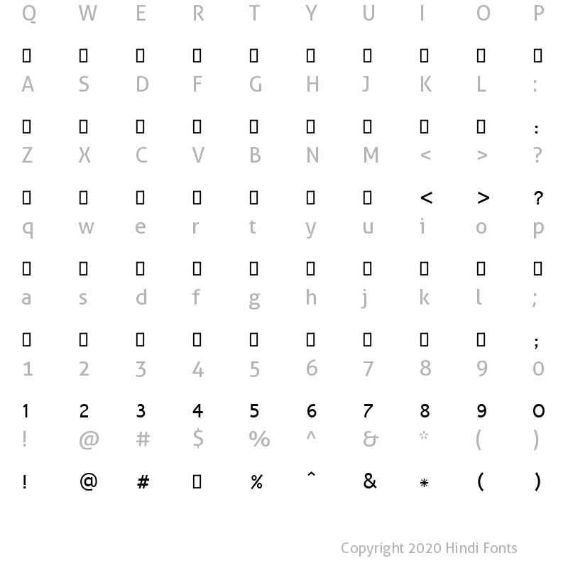 hindi mangal font for windows 7